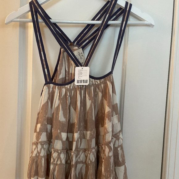 Free People One multi strap tank XS NWT - Picture 1 of 4